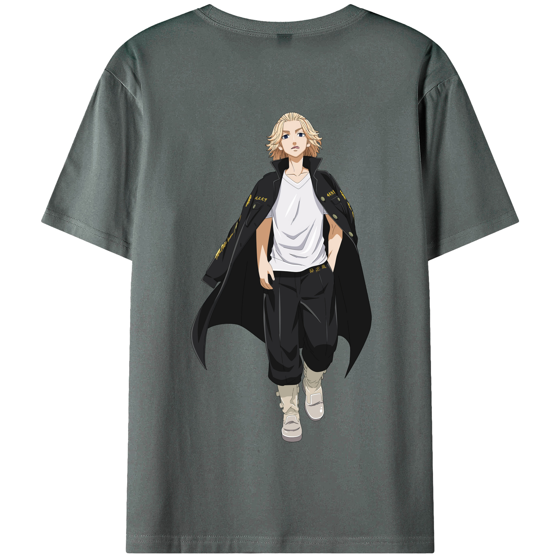 （画像用） 東京リベンジャーズ Tokyo Revengers 綿100％半袖Tシャツ（背面プリント）